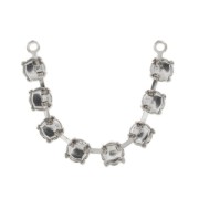 Separador 2 annillos Engaste PureCrystal 1028/1088 6 mm rodiado x1|raw }}