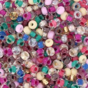 Cuentas de Rocalla Preciosa 8/0 de 3 mm - Mezcla Multicore Terra Intensive x20 g