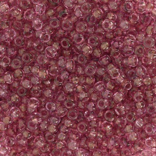 Preciosa Cuentas de rocalla 11/0 - 2 mm - Cristal Rosa Lustre x20g