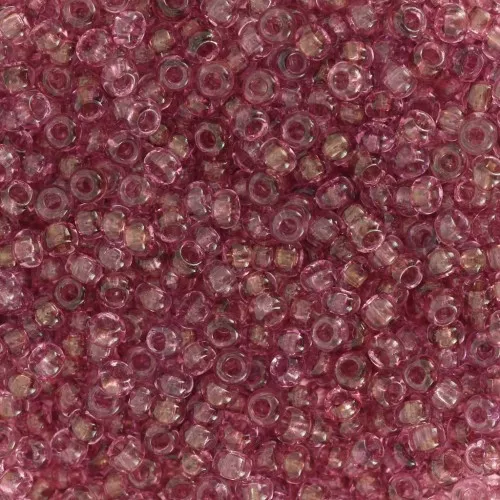 Preciosa Cuentas de rocalla 11/0 - 2 mm - Cristal Rosa Lustre x20g