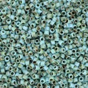 Miyuki Delica 11/0 DB2264 - Azul turquesa opaco Picasso x 100 g