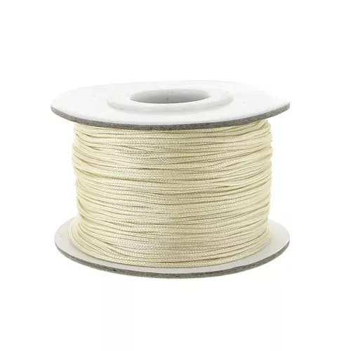 Hilo nilón trenzado 0.8 mm Crudo x50m