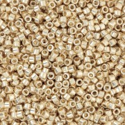 Miyuki Delica Duracoat 11/0 DB2501 - Oro pálido galvanizado x 100 g