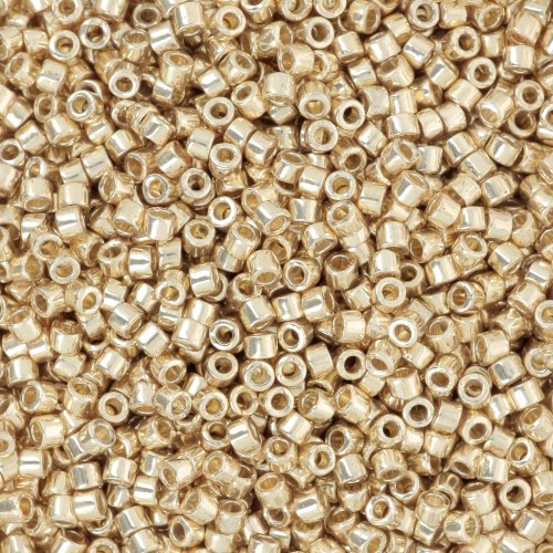 Miyuki Delica Duracoat 11/0 DB2501 - Oro pálido galvanizado x 100 g