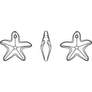 PureCrystal Estrella de Mar 6721 16 mm - Indicolita x1