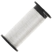 Hilo metálico Kreinik para bordados en oro - tamaño 1 - Plata (001J) x40m|raw }}