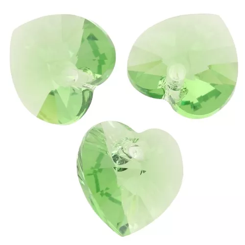 Corazones PureCrystal 6228 10,3x10 mm - Reinvented Peridot x6