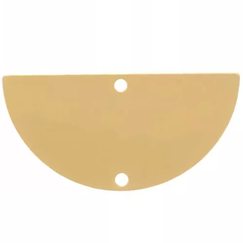 Accesorio para montar y tejer 2 agujeros de media luna 30x15 mm - Dorado x1