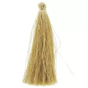 Pompón imitación de seda 63-66 mm Golden x1
