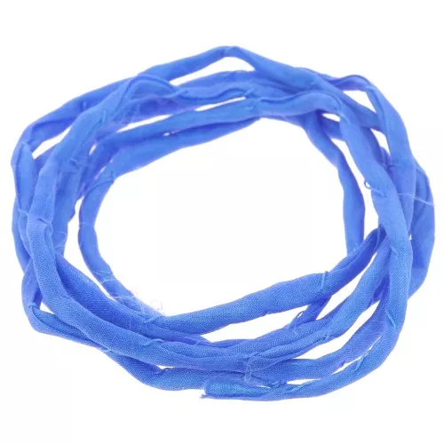 Cordón de seda 2 mm - Azul eléctrico x1m