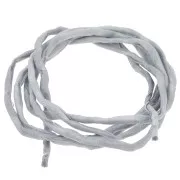 Cordón de seda 2 mm - Gris x1m
