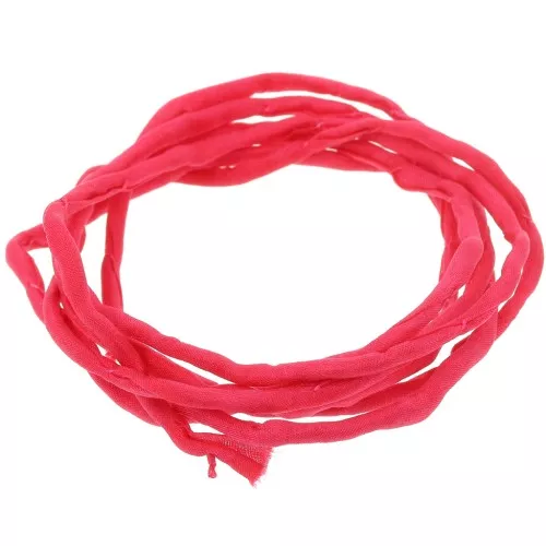 Cordón de seda 2 mm - Rojo x1m