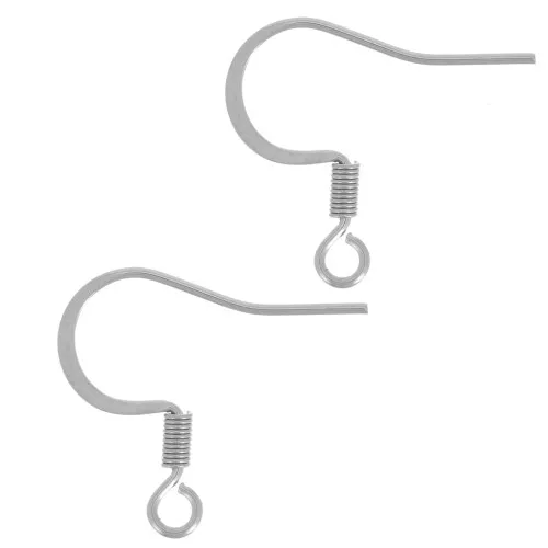 Ganchos de 17 mm con anilla abierta - Acero inoxidable 316L x6