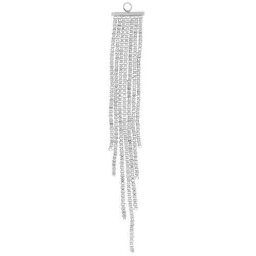 Colgante flecos cadena serpentina 72x10 mm - acero inoxidable 304L x1