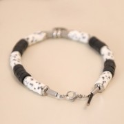 Cierre mosquetón con clip de encaje 1,5 mm a 2 mm Acero inoxidable 304L x1