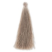 Pompón imitación de seda 88-93 mm Taupe x1|raw }}