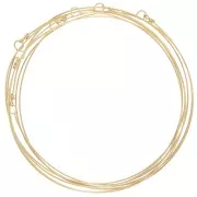 Pulsera brazalete semanal - 7 eslabones - 65 mm - Acero inoxidable 304 Dorado