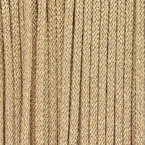 Hilo de nailon metalizado de 0,85 mm - Premium - Dorado claro x10m