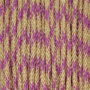 Hilo de nylon trenzado metalizado 0,85 mm - Premium - Dorado - Fucsia x10m|raw }}