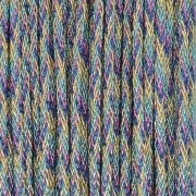 Hilo de nylon trenzado metalizado 0,85 mm - Premium - Dorado - Azul múltiple - Lila x10m