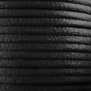 Cola de ratón viscose 2 mm negro x3 m