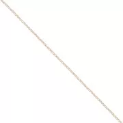 Eslabón de cadena Jaseron 1,9 mm - Dorado rosa x1m