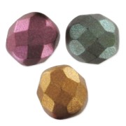 Facetadas 8 mm Metallic Iris Satin x20