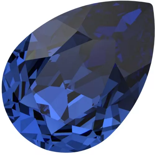 Cabujón PureCrystal 4320 10x7 mm - Reinvented Dark Sapphire x1