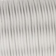 Alambre de cobre redondo texturizado de 0,81 mm, semiduro - Plateado, resistente al deslustre x13.7m