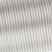 Alambre de cobre redondo trenzado de 1,29 mm, semiduro - Plateado para evitar el deslustre x7.3m