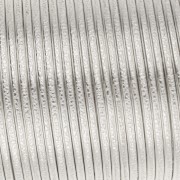 Medio alambre redondo de cobre martillado 1,02 mm semiduro - Plateado anti-desgaste x9,1m