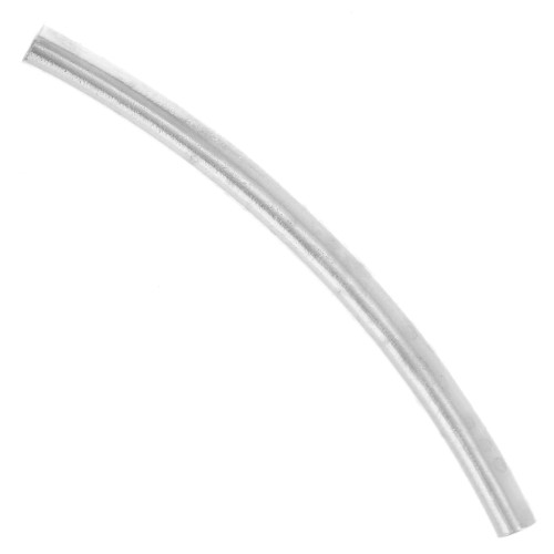 Cuenta tubo curvado 30x2 mm - Plata 925 x1