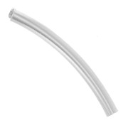 Cuenta tubo curvado 20x2 mm - Plata 925 x1|raw }}