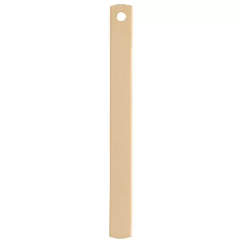 Colgante rectángulo 25x2,5 mm para grabado - Oro laminado x1