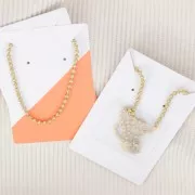 Bolsillos adhesivos transparentes 30x38 mm para cadenas de collares y pulseras x50