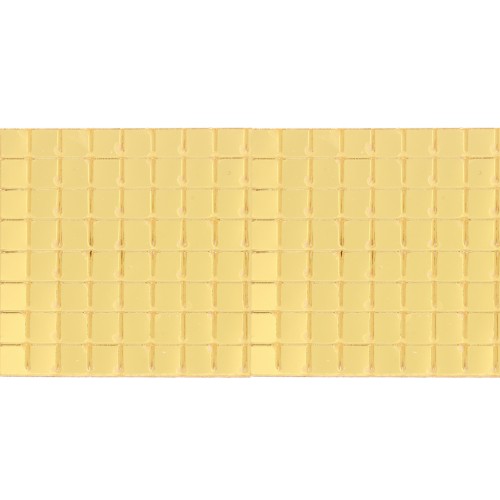 Lote de 1600 mosaicos espejo cuadrados adhesivos 5x5 mm en acrílico - Dorado x1