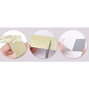 Lote de 1600 mosaicos espejo cuadrados adhesivos 5x5 mm en acrílico - Dorado x1