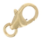 Cierre mosquetón de oro de 8 mm x1|raw }}