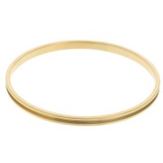 Pulsera brazalete 4x62mm para tejer Delica 11/0 - 1 hilera 1,5 mm Acero inoxidable 304 Dorado|raw }}