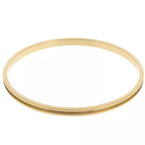 Pulsera brazalete 4x65mm para tejido Delica 11/0 - 1 hilera 1,5 mm Acero inoxidable 304 Dorado