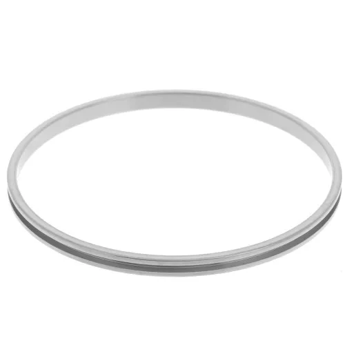 Pulsera brazalete 4x65 mm para tejer Delica 11/0 - 1 hilera 1,5 mm - Acero inoxidable 304