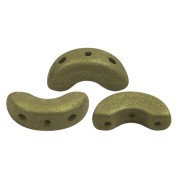 Cuentas de cristal Arcos® de Puca® 5x10 mm - Trendy Olive Mat x10g|raw }}