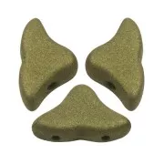 Cuentas de cristal Helios® de Puca® 6x10mm - Trendy Olive Mat x10g