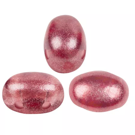 Cuentas de cristal Samos® by Puca® 7x5 mm - Riviera Cherry x10g