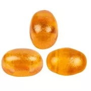 Cuentas de cristal Samos® by Puca® 7x5 mm - Riviera Naranja x10g