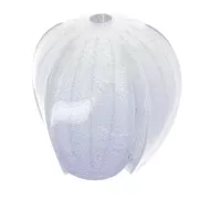 Cuenta flor de plástico 12 mm - Lila x1