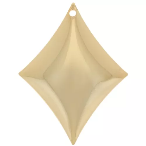 Colgante azulejo 28x21 mm - naipe - Dorado con oro fino x1