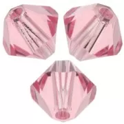 Light Rose - Toupies en cristal PureCrystal 5328 4 mm Light Rose x50 Toupies en cristal PureCrystal 5328 4 mm Light Rose x50