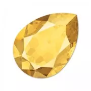 Cabujón PureCrystal 4320 pera 14x10 mm Crystal Metallic Sunshine x1