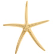 Colgante Estrella de Mar 51x46 mm - Dorado con oro fino x1|raw }}